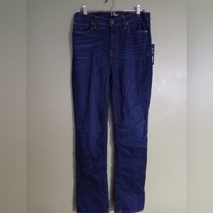 Hudson Nico Mid Rise Straight Elemental Jeans Size 31 31" Inseam Dark Wash